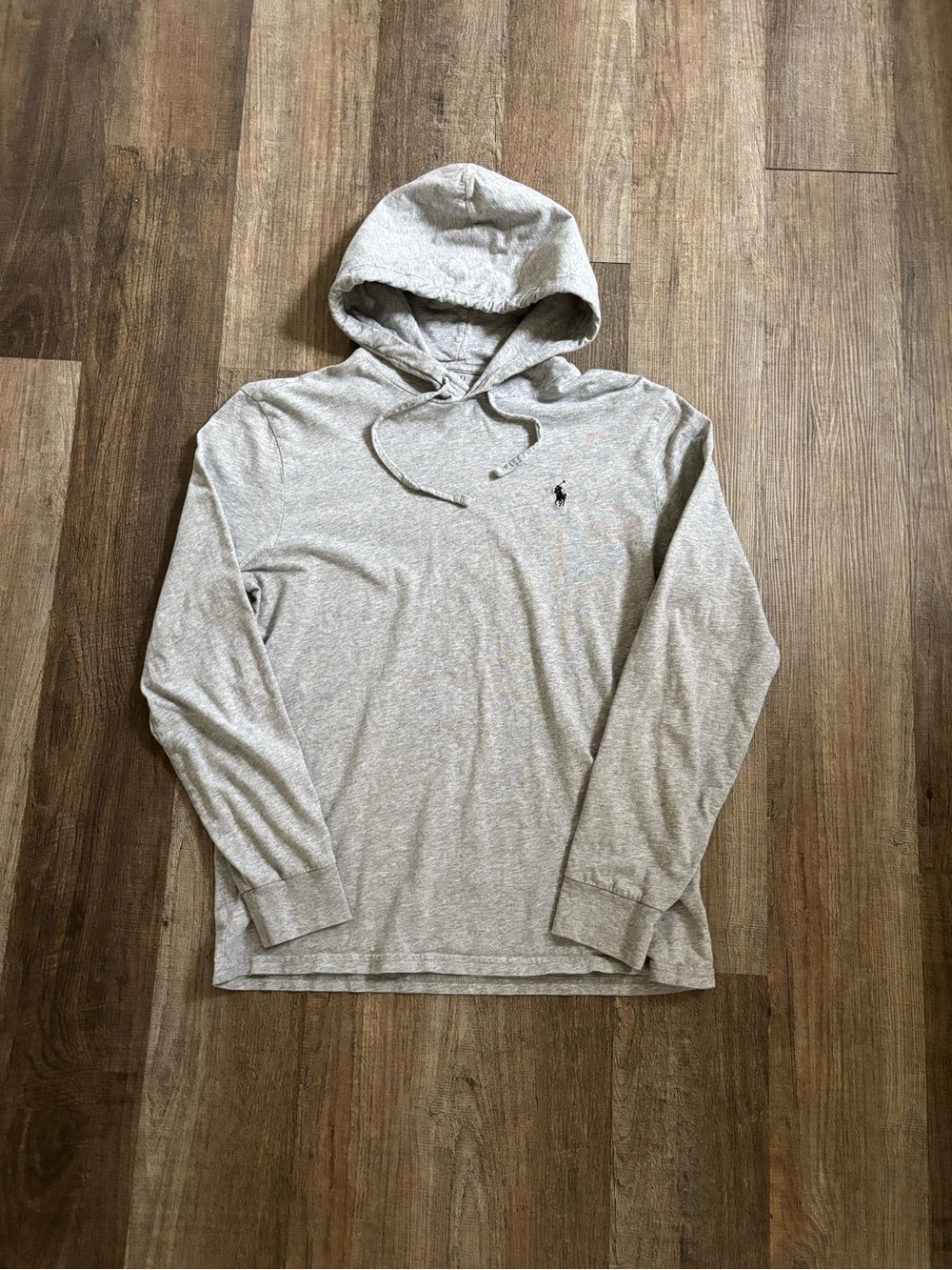 Polo by Ralph Lauren Heather Gray Hooded Long-Sleeve Shirt